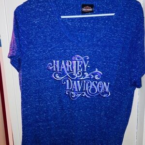 Harley-Davidson purple Graphic T-Shirt